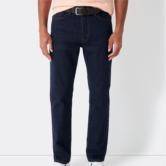 Crew Parker Straight Leg Jeans Indigo Blue 1