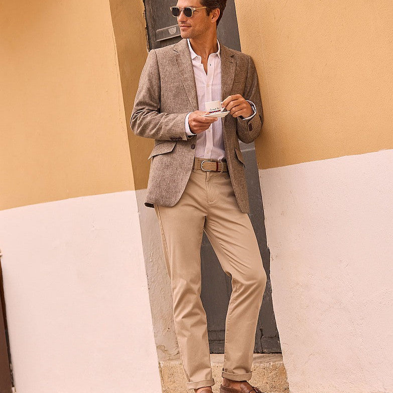 Crew Clothing Straight Chino Stone