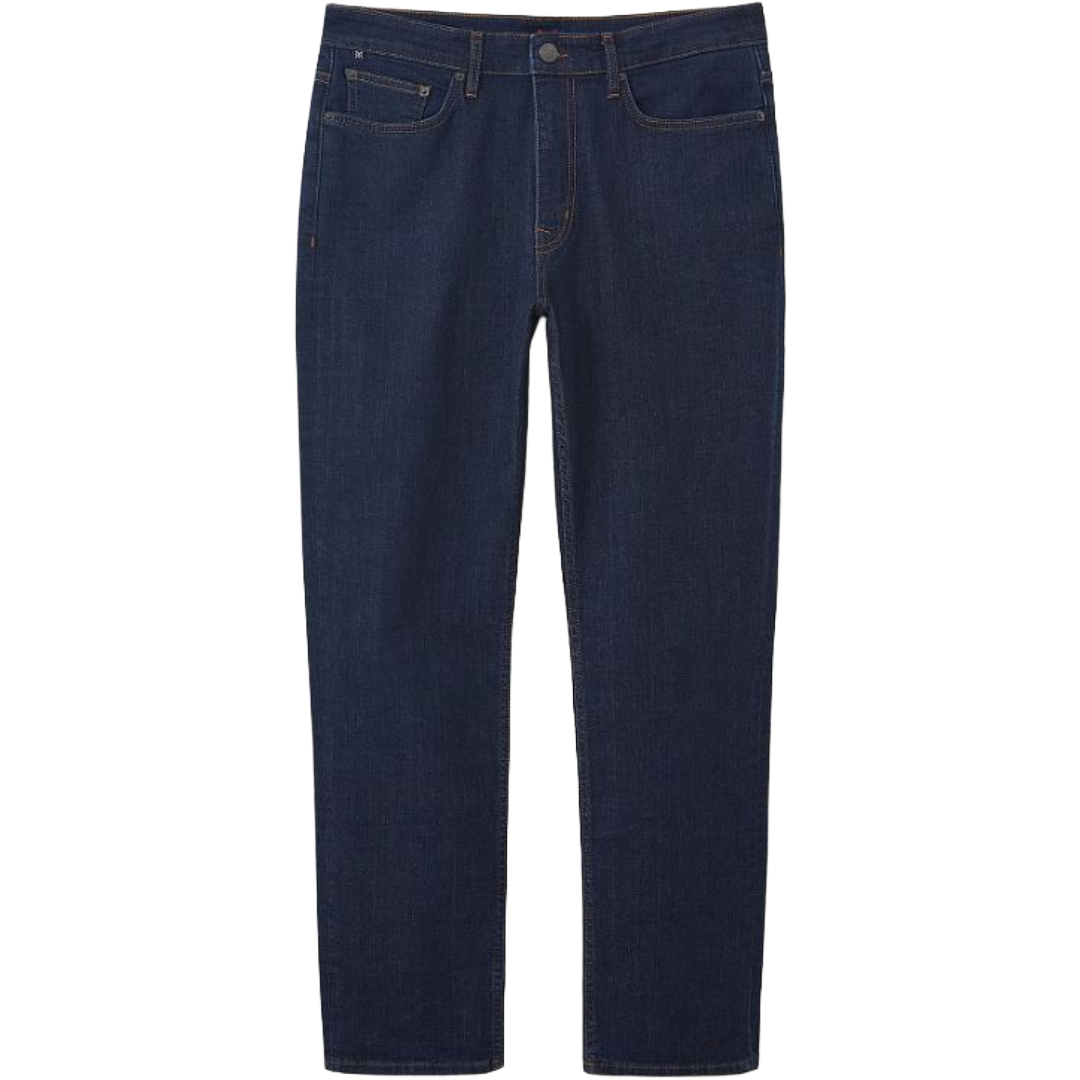 Crew Parker Straight Leg Jeans Indigo Blue