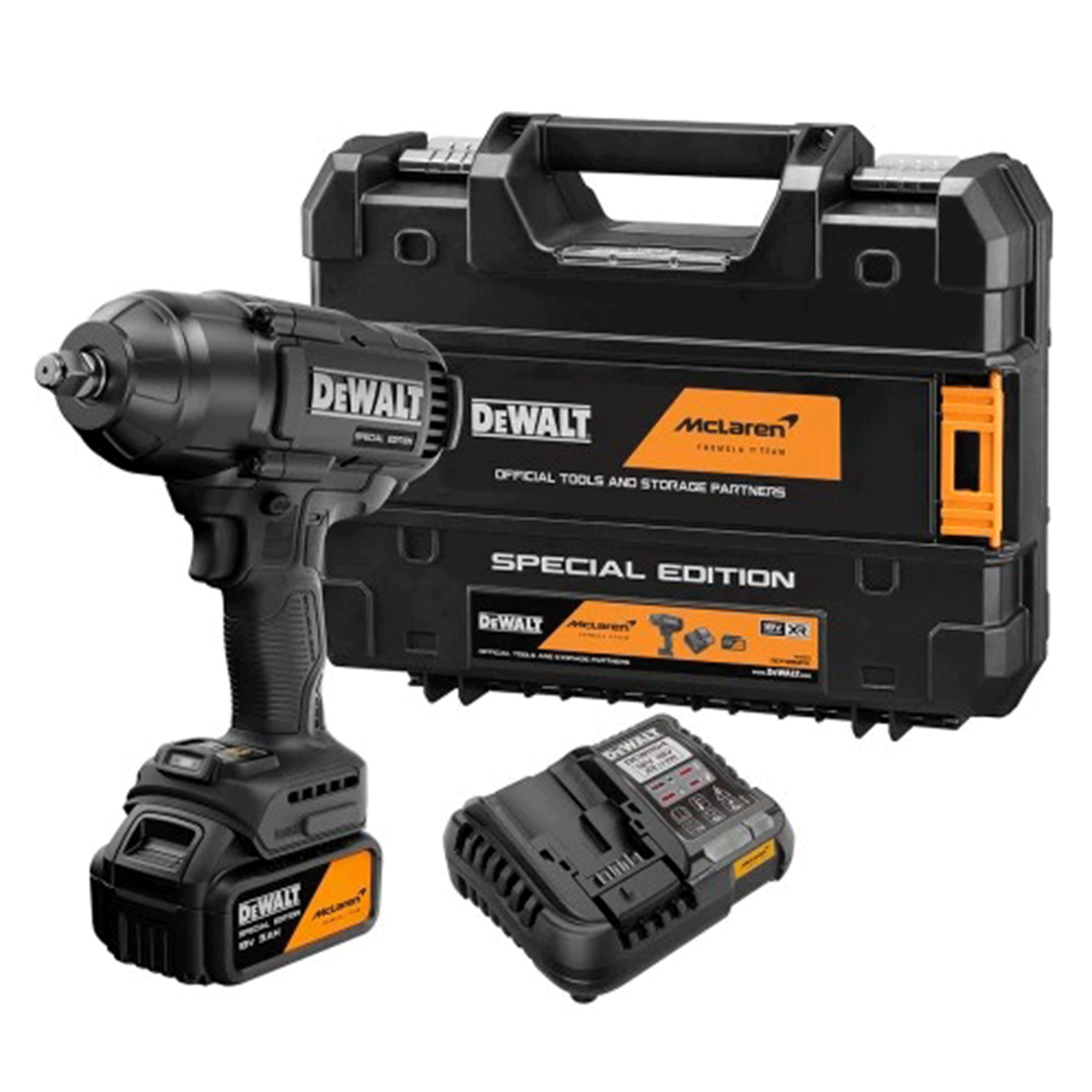 DeWalt McLaren F1 18V High Torque Impact Wrench with 1 x 5.0Ah Li-ion Battery