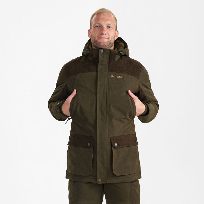 Deerhunter Men's Eagle Winter Jacket Tarmac Green 3