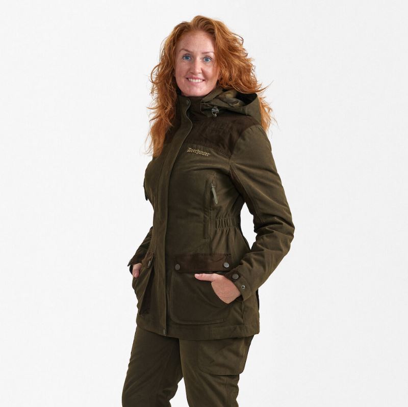 Deerhunter Womens Eagle Winter Jacket Tarmac Green 3