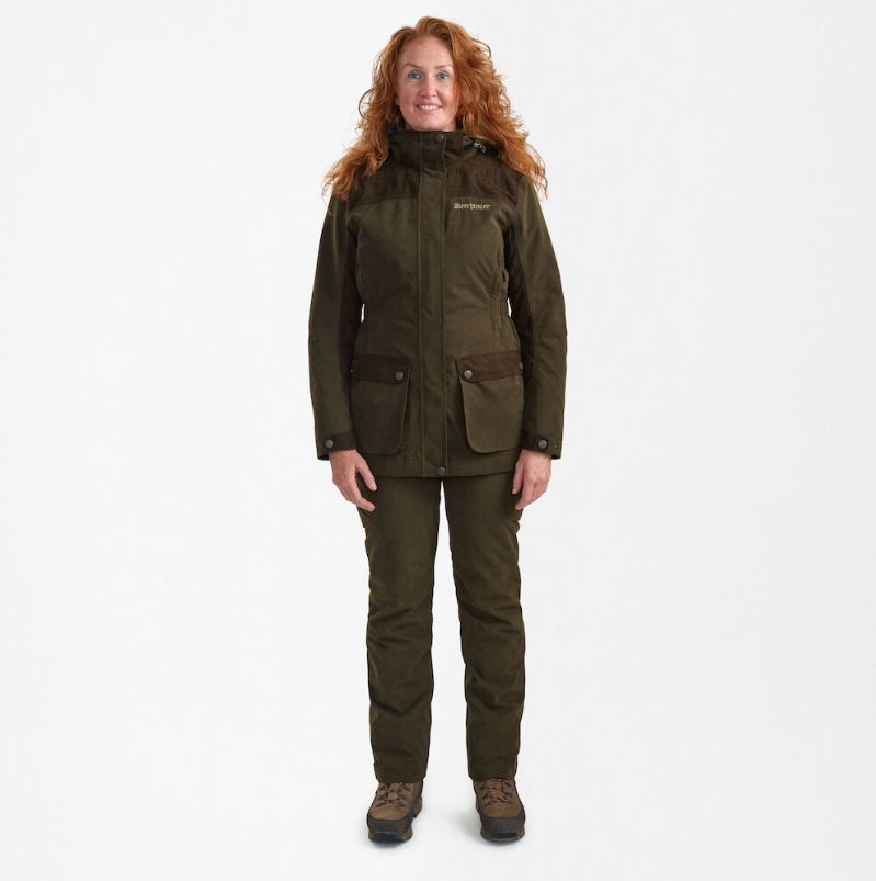 Deerhunter Womens Eagle Winter Jacket Tarmac Green 5