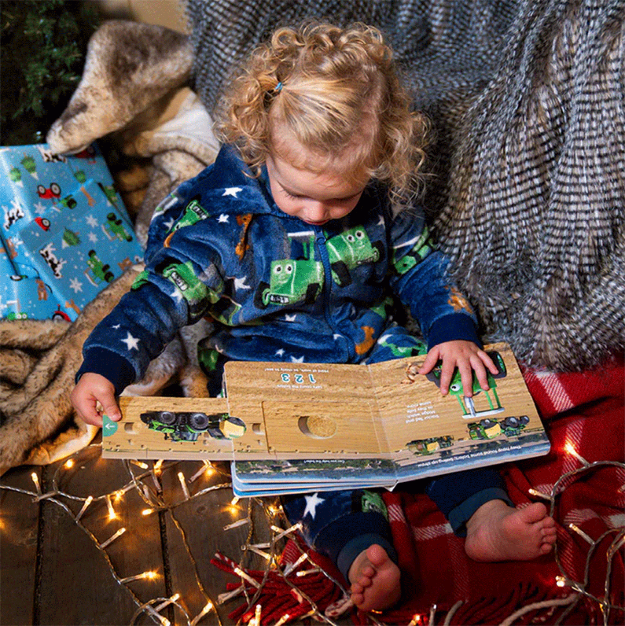 Tractor Ted Down on the Farm Push-Pull-Slide Book