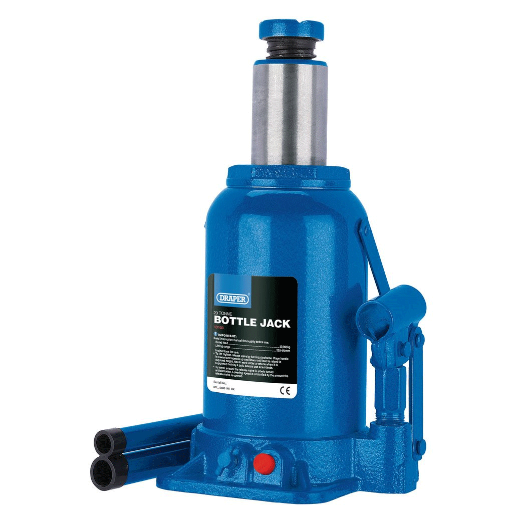 Draper 20 Tonne Hydraulic Bottle Jack 13103