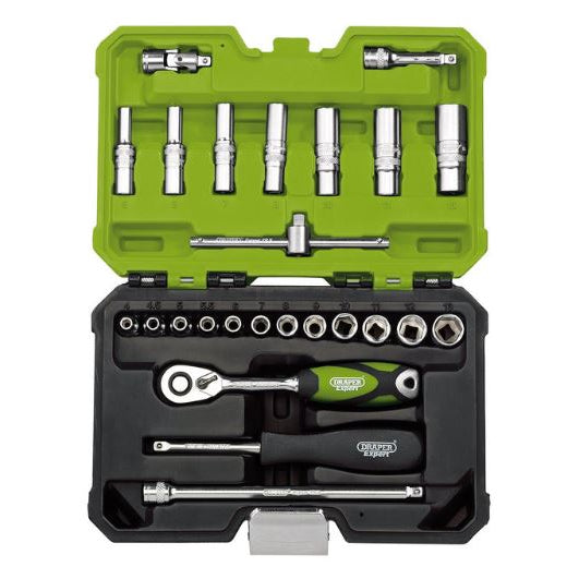 Draper Expert 04463 Qtr Inch Metric Socket Set (25 Piece) 1