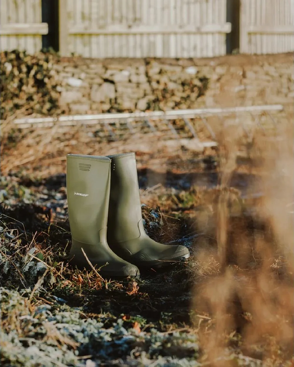 Dunlop Pricemaster Green PVC Wellington Boot
