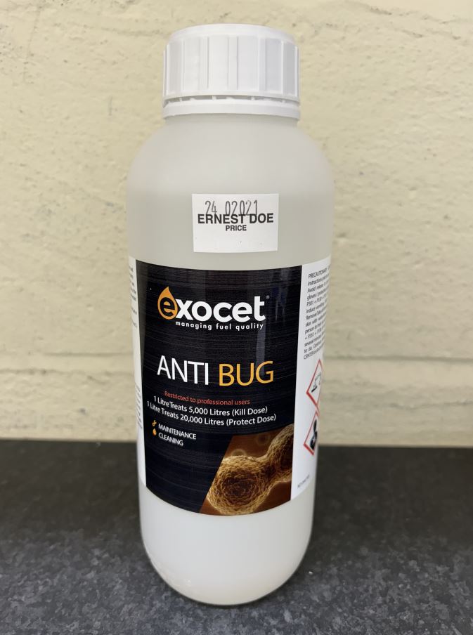 Exocet Anti-Bug Kill Fuel Additive 1L