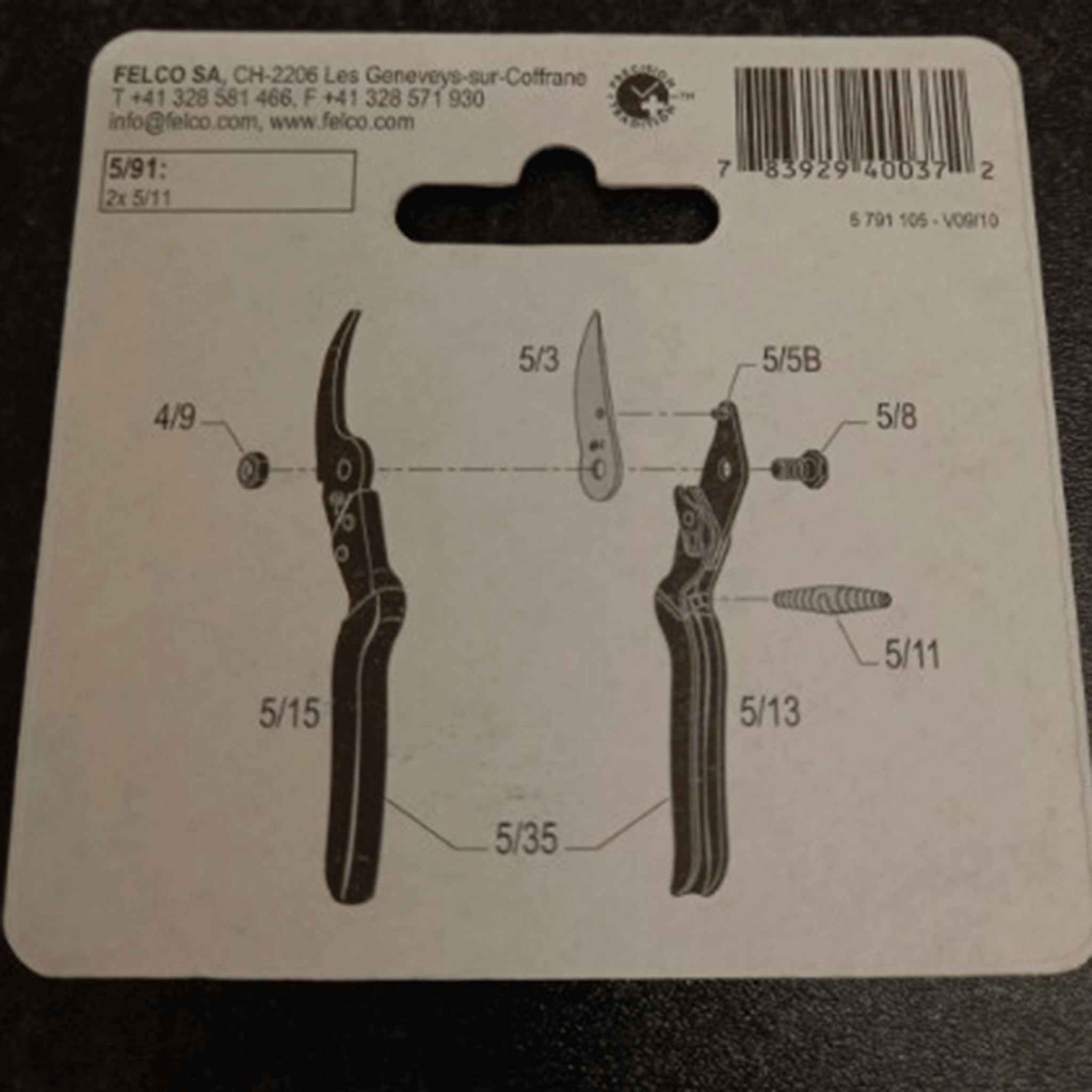 FELCO 5/91 Secateur Springs