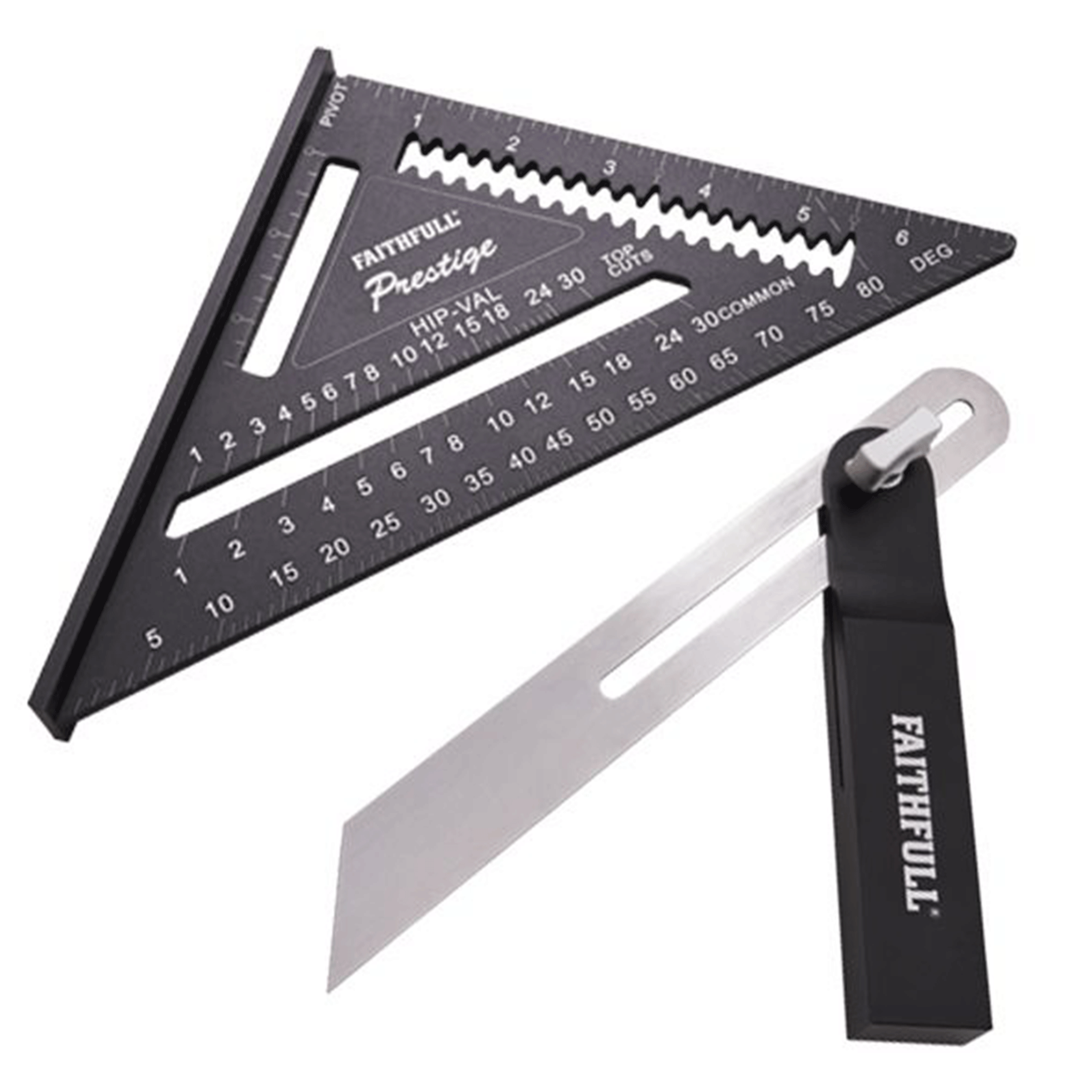 Faithfull CNC Sliding Bevel & Quick Square Set 7 inch