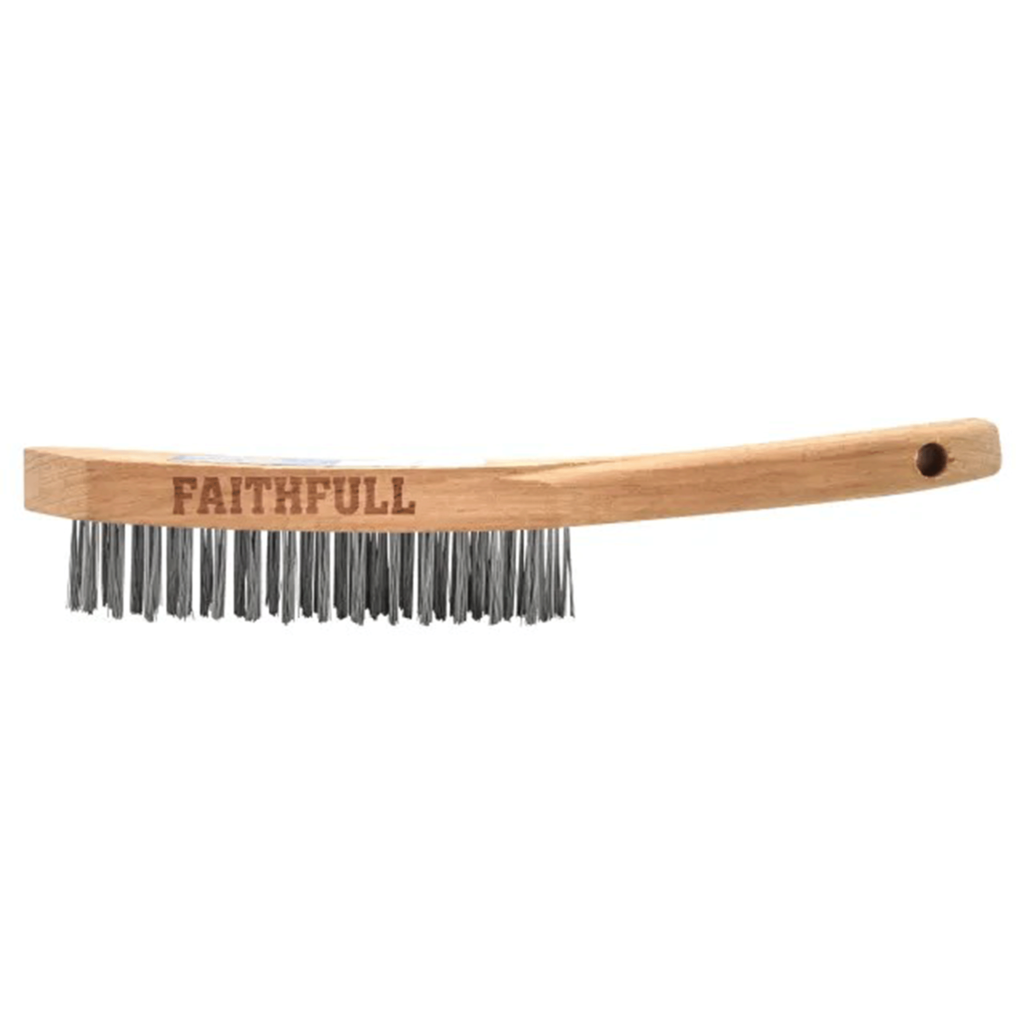 Faithfull Tools Heavy-Duty Scratch Brush - Four Row