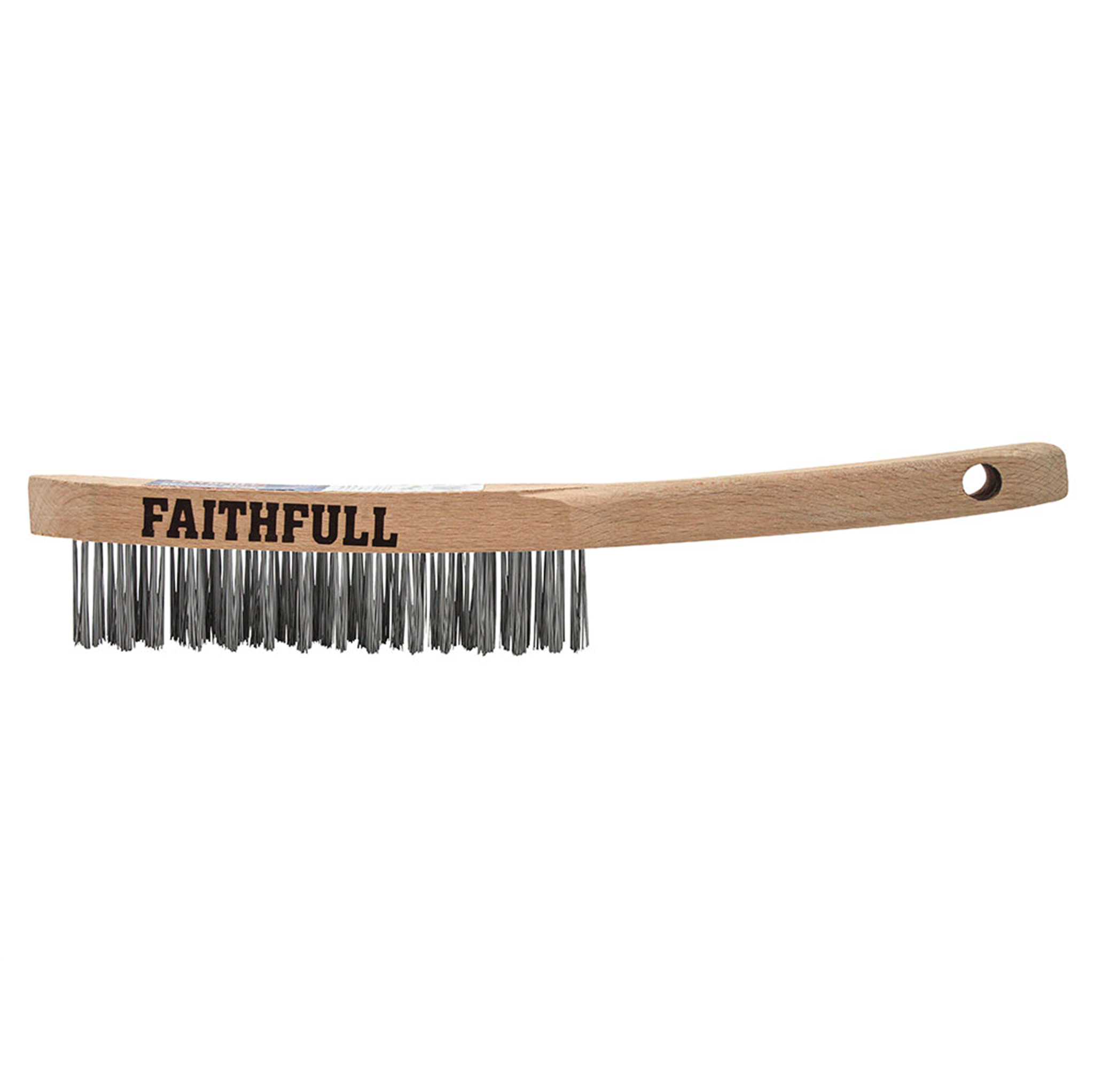 Faithfull Tools Heavy-Duty Scratch Brush Three Row