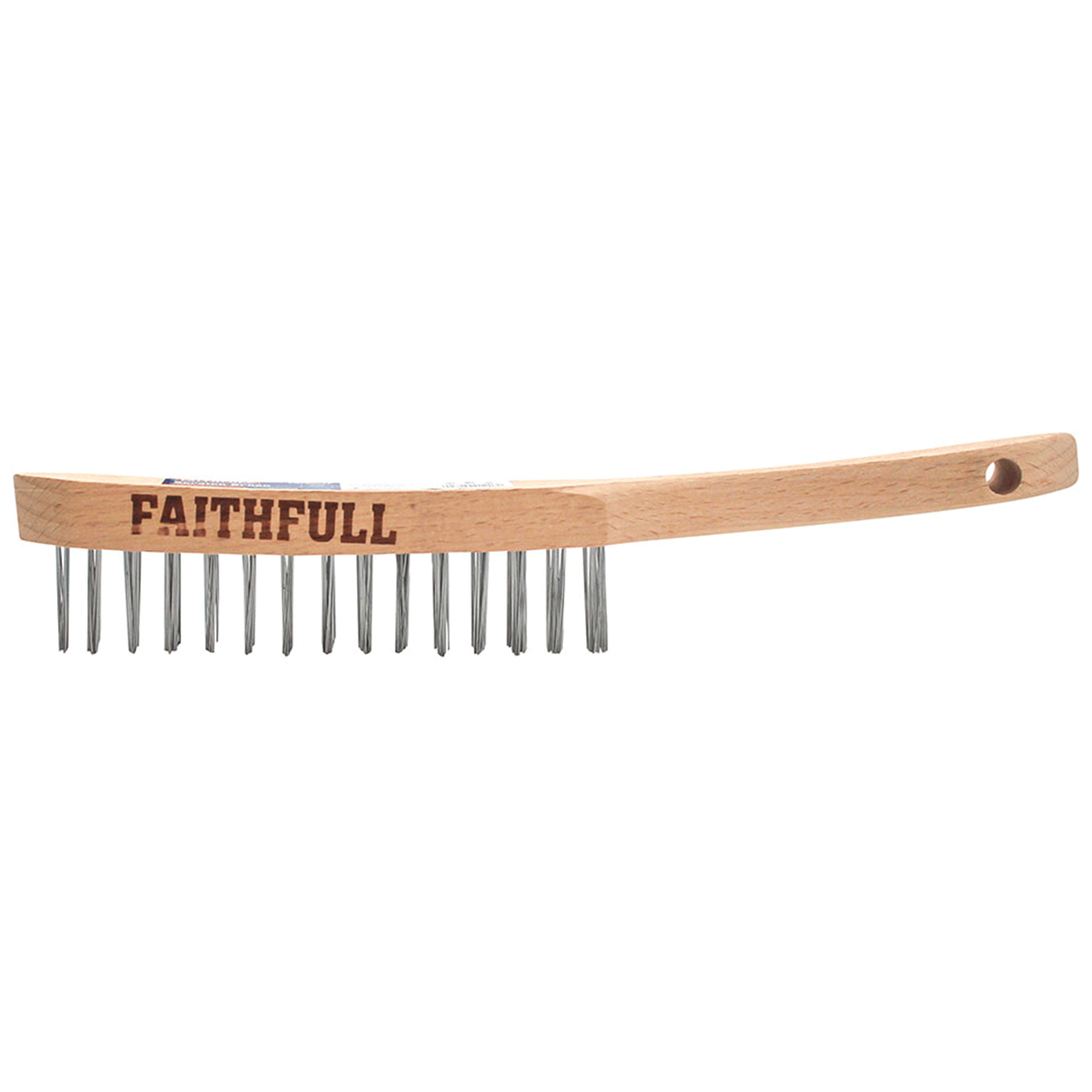 Faithfull Tools Heavy-Duty Scratch Brush Two Row
