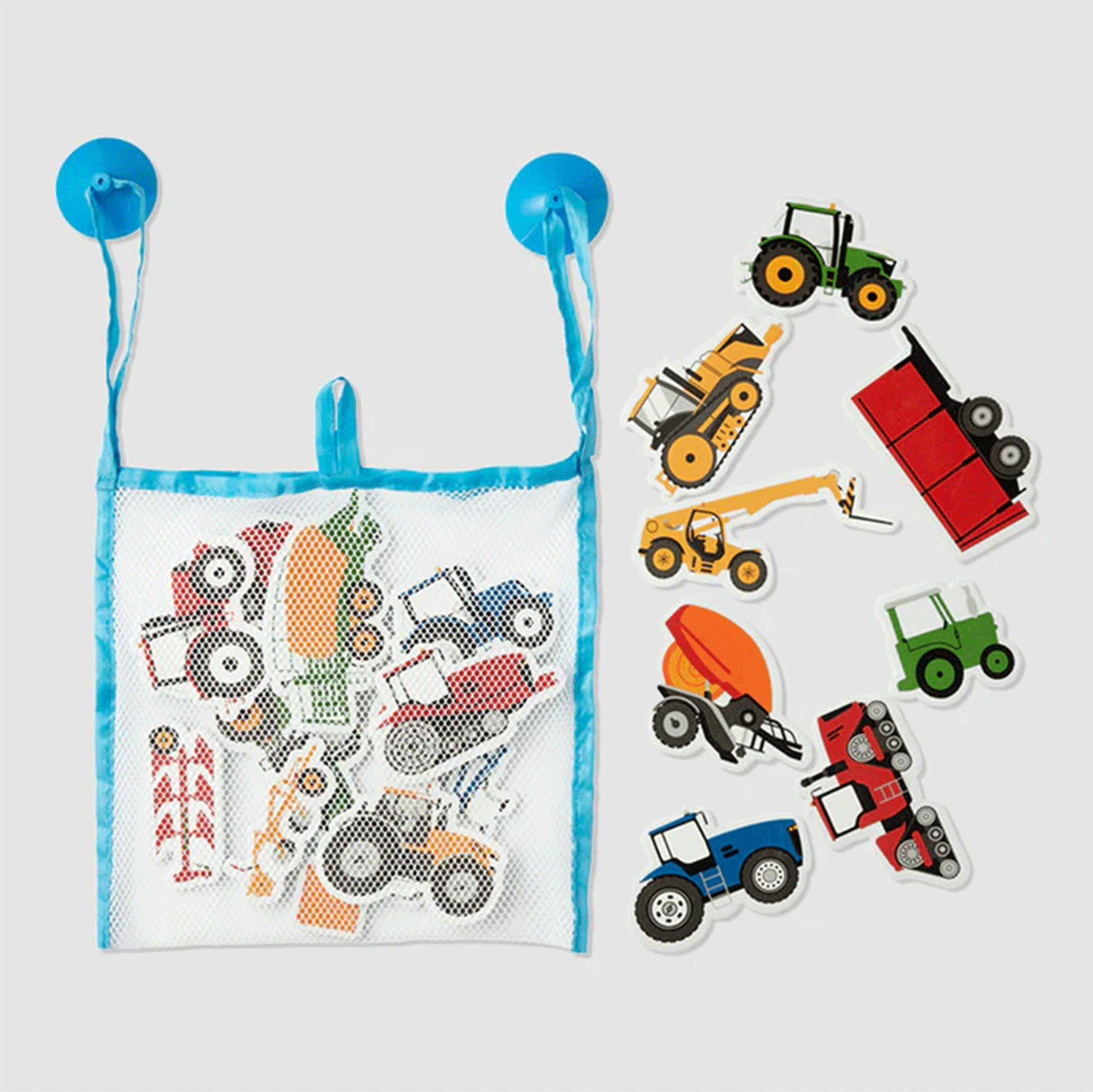 Tractor Ted Farm Machine Bath Stickers