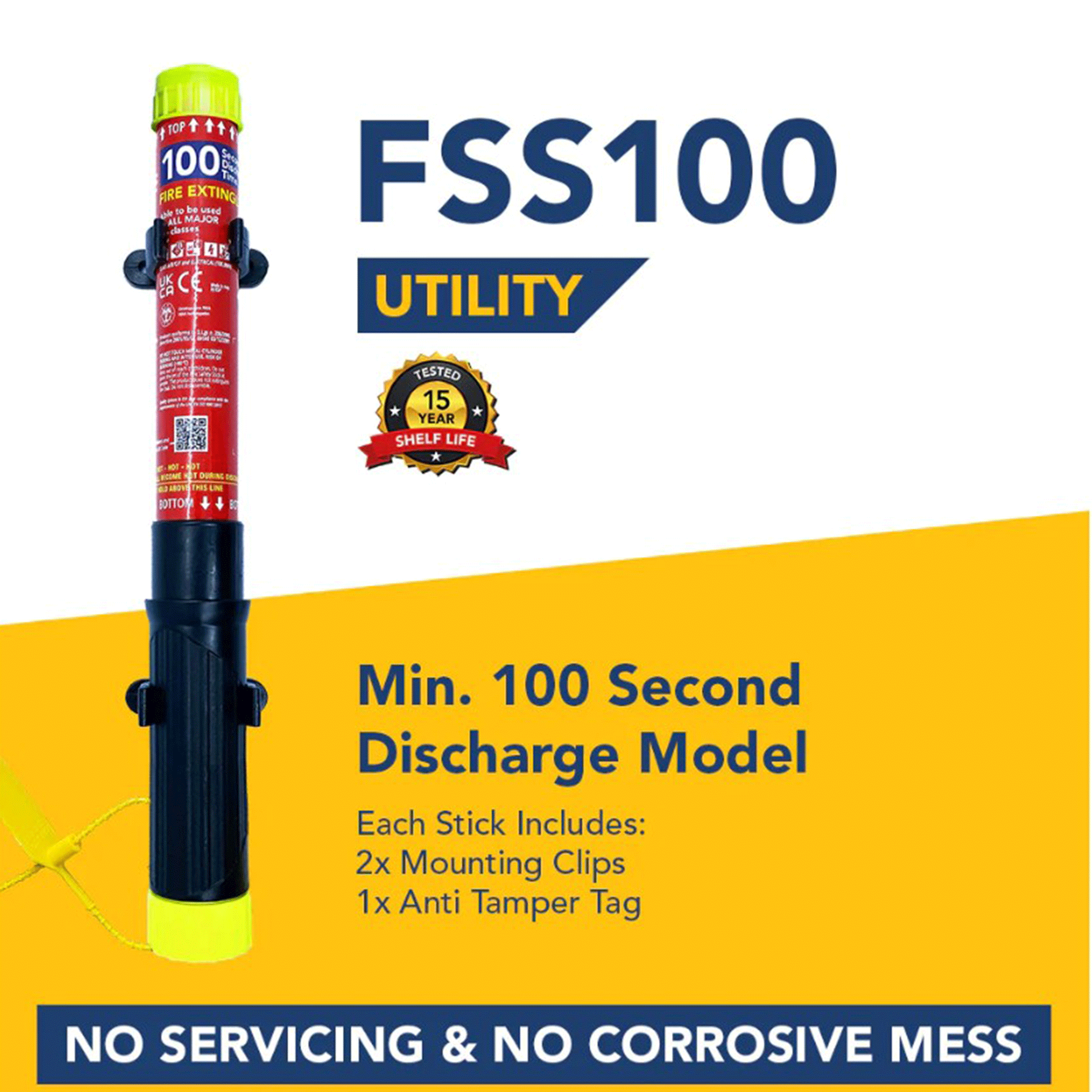 Fire Safety Stick Extinguisher Utility-Agri Pack