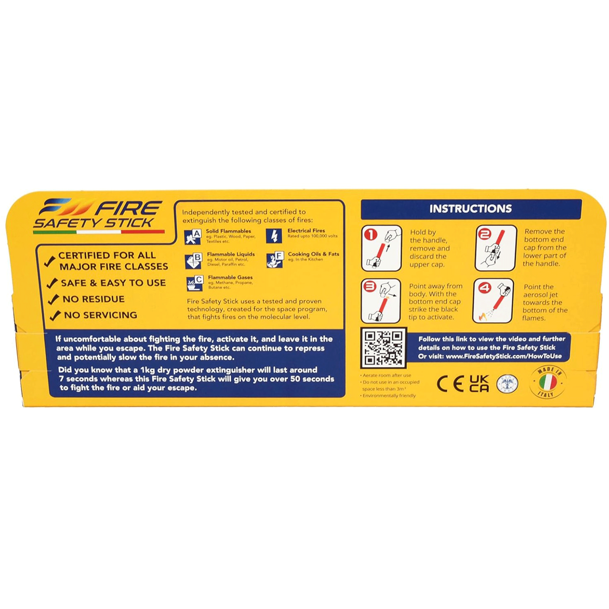 Fire Safety Stick Extinguisher Utility-Agri Pack