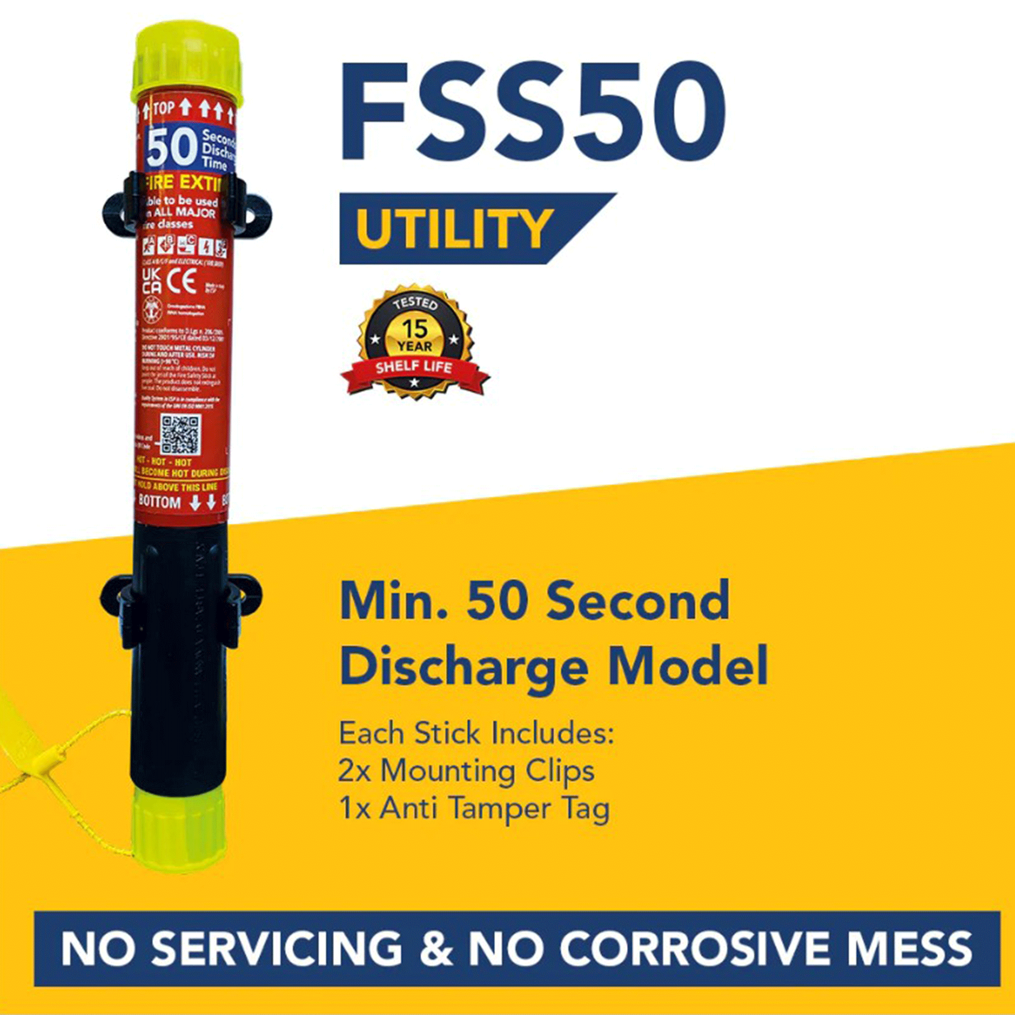 Fire Safety Stick Extinguisher Utility-Agri Pack