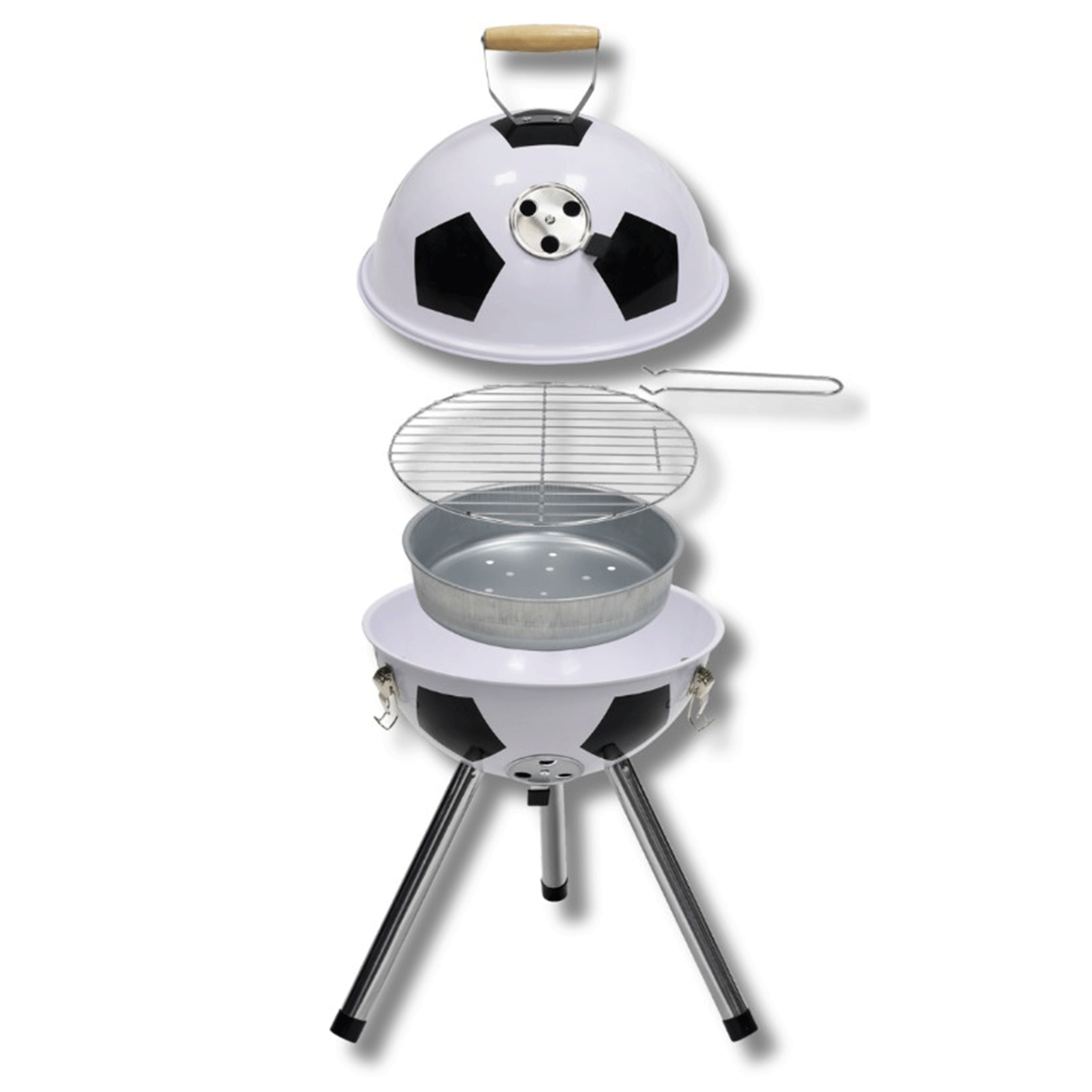 Footie Charcoal BBQ Grill