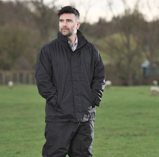 Fort Workwear Rutland Waterproof Jacket Black - Main Image