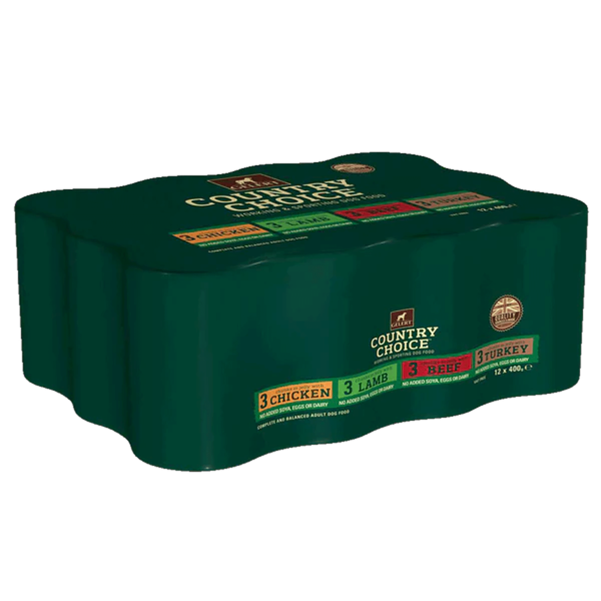 Gelert Country Choice Working Variety Dog Food Pack 12x400g