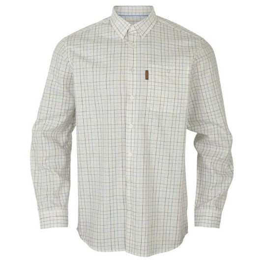 Harkila Allerston Long Sleeve Shirt Strong Blue-White 1