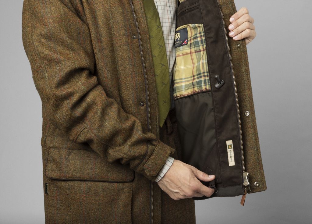 Harkila Kenmore GTX Tweed Jacket Terragon Brown 3