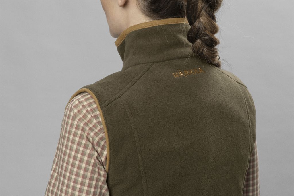 Harkila Sandhem 200 Women's Fleece Waistcoat Willow Green 1