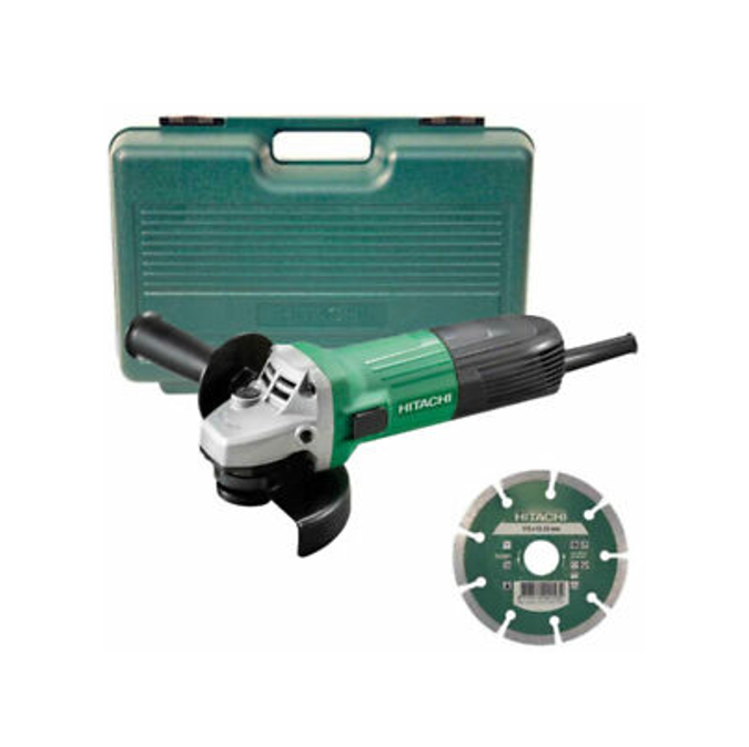 Hikoki G12STXCD 115mm/4.5" Angle Grinder 240V + Blade + Case