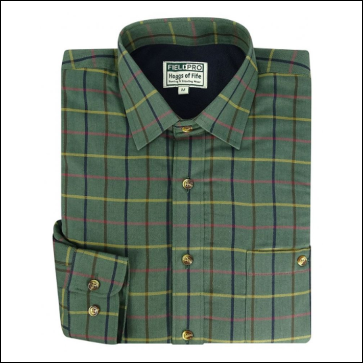 Hoggs of Fife Beech Micro Fleece Lined Shirt 3