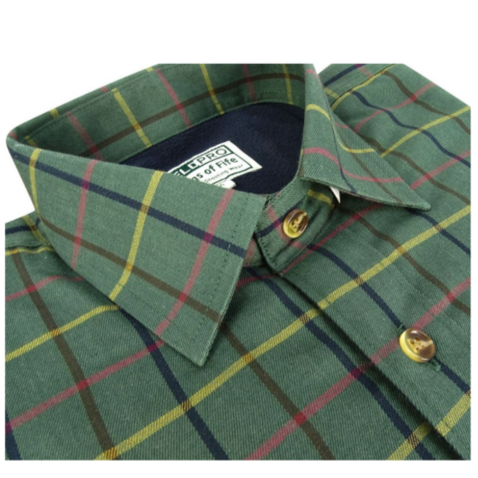 Hoggs of Fife Beech Micro Fleece Lined Shirt 2