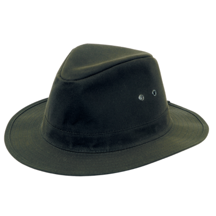 Hoggs of Fife Caledonia Waxed Hat Antique Olive 1