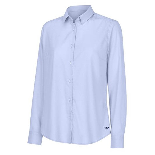 Hoggs of Fife Callie Twill Shirt Plain Blue 1
