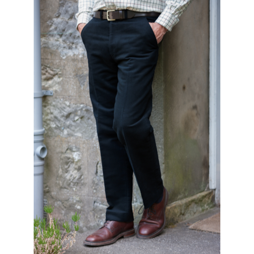 Hoggs of Fife Moleskin Navy Trousers 1