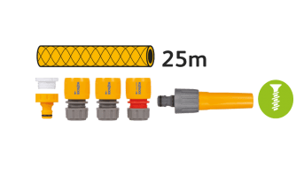 Hozelock 2415 Compact 25m 2-in-1 Reel with Mounting Bracket 5