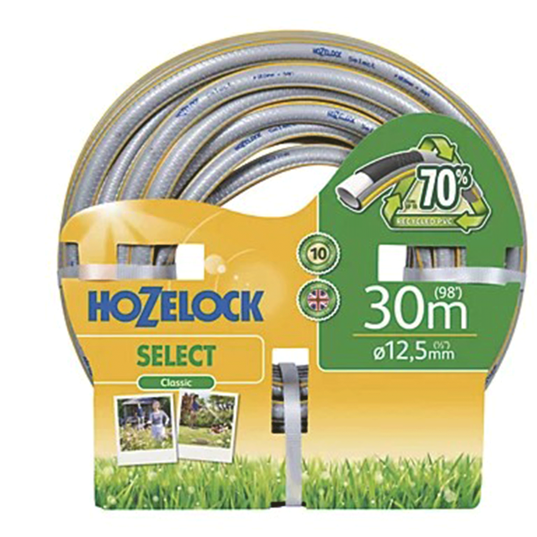 Hozelock Select 30m Garden Watering Hose 12.5mm