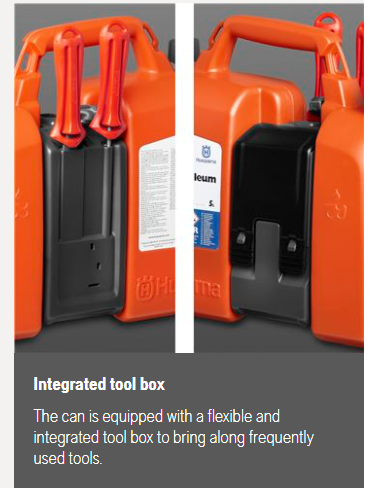 Husqvarna Combi Fuel Can 5L &amp; 2.5L 4
