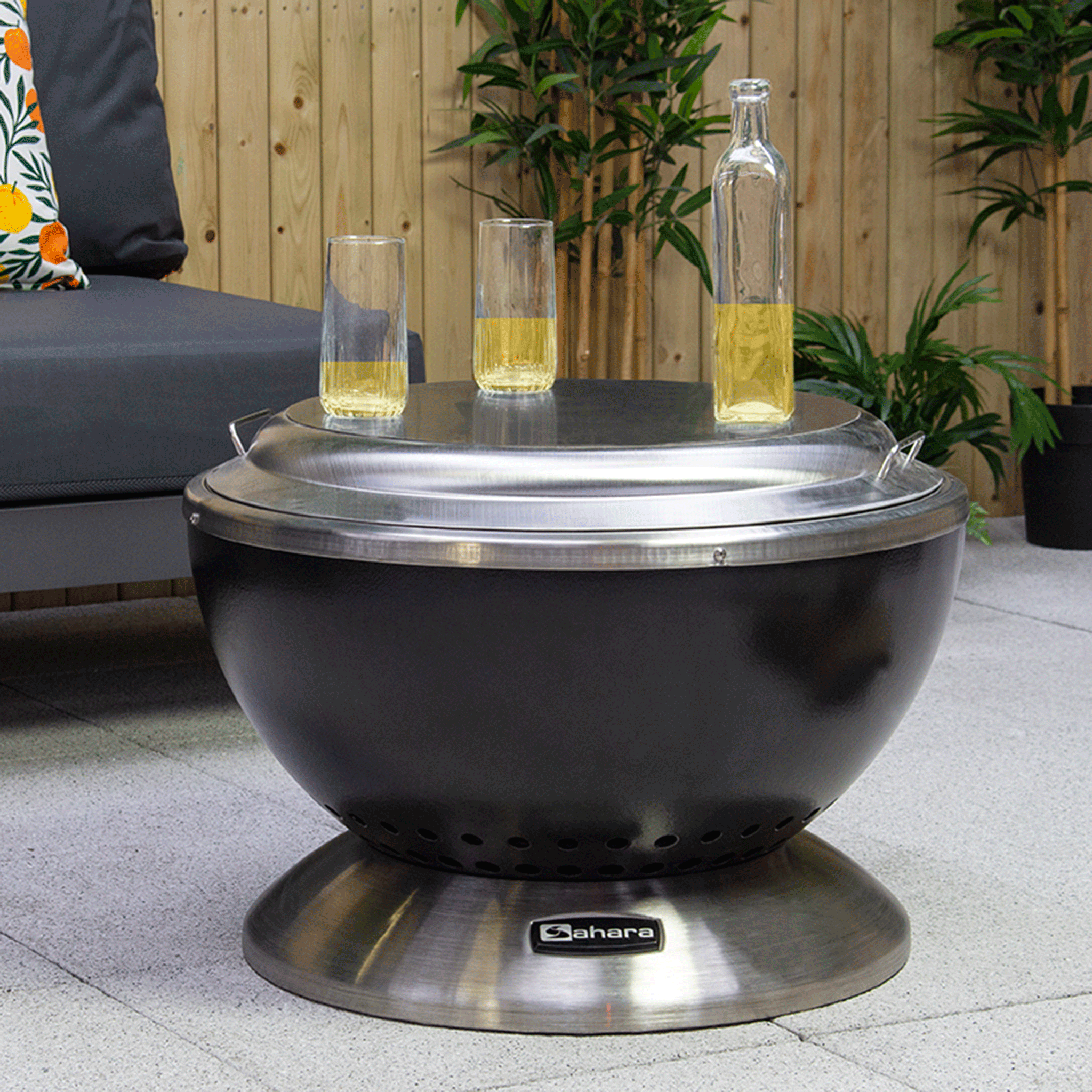 Sahara Clean Burn Smokeless Fire Pit Lid