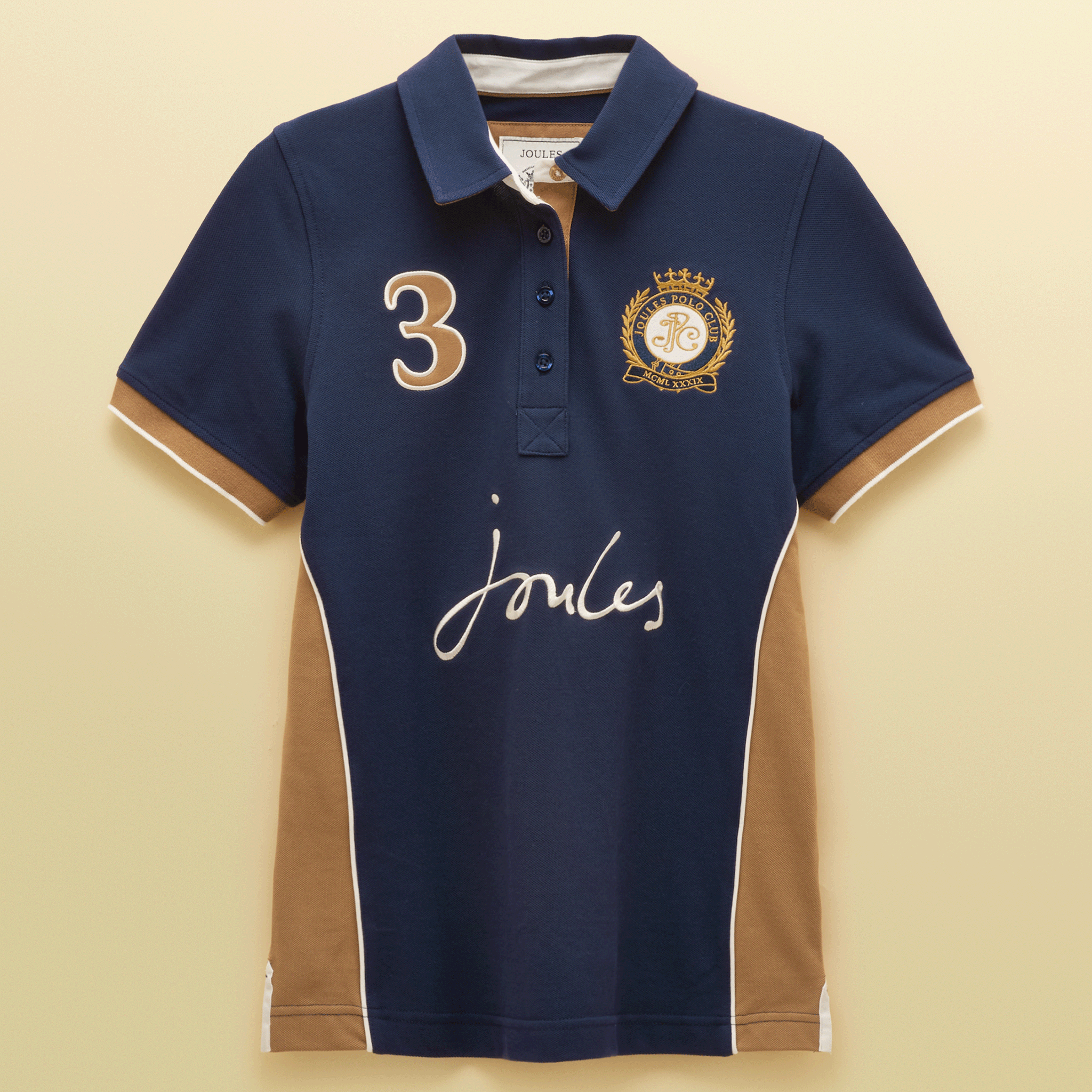 Joules Beaufort Polo Shirt in Navy