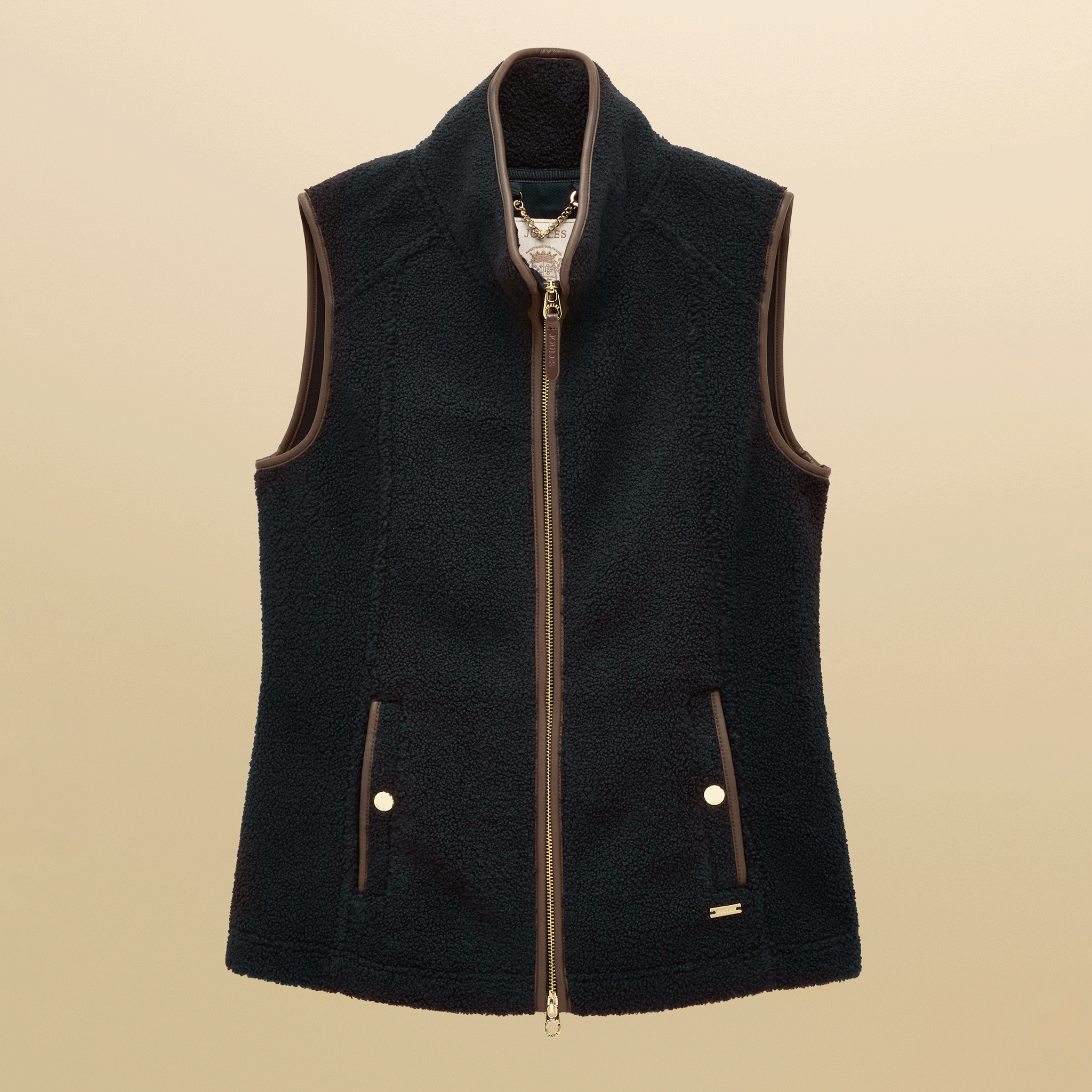 Joules Borg Heritage Fleece Gilet Navy