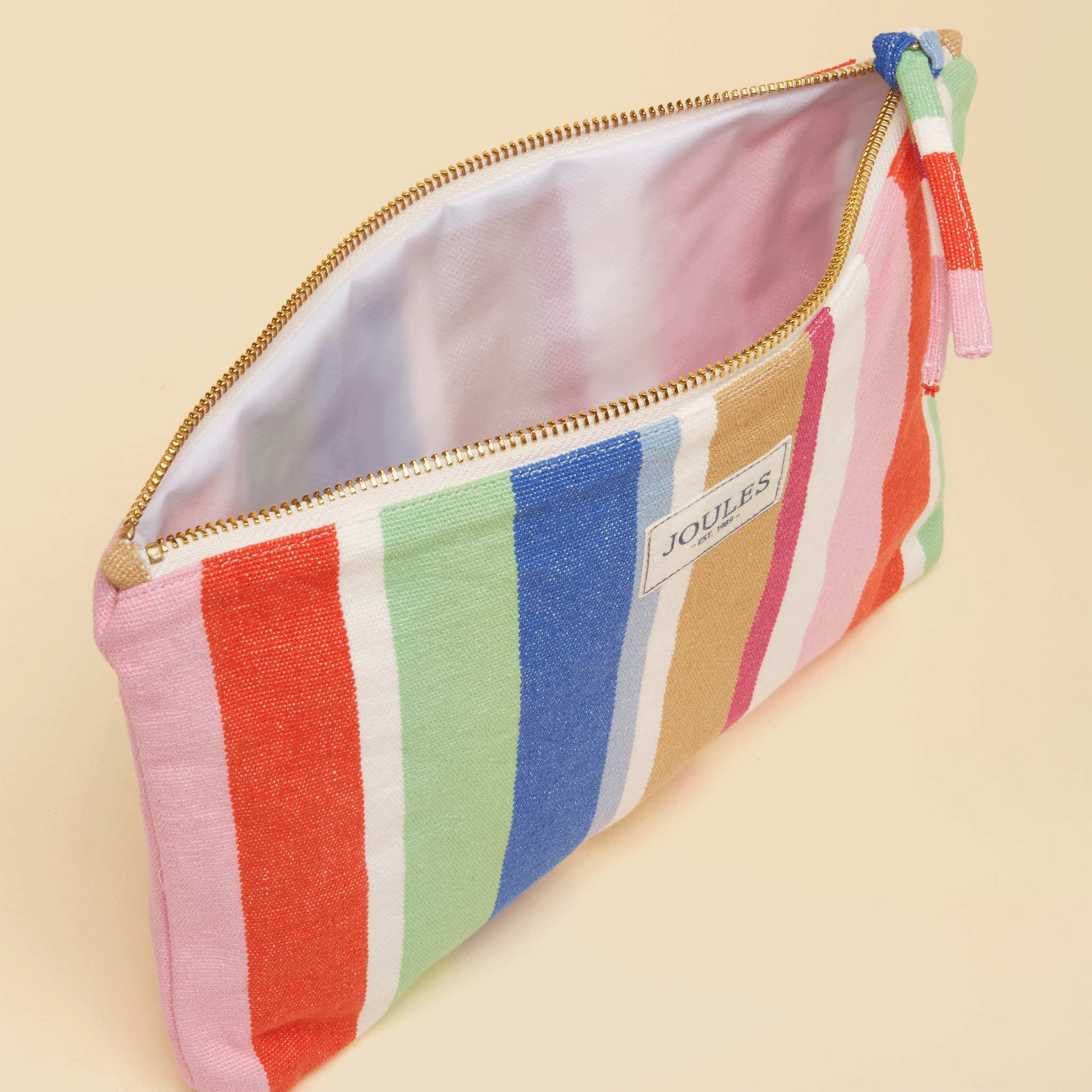 Joules Carrywell Pouch Multi Stripe