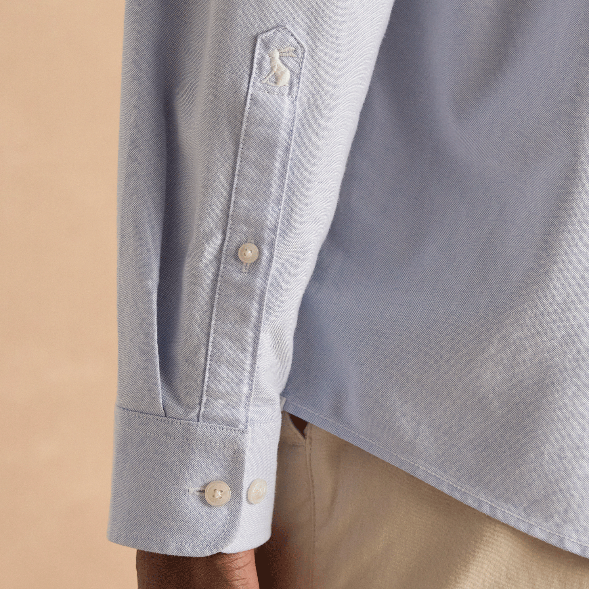 Joules Classic Fit Oxford Shirt in Blue