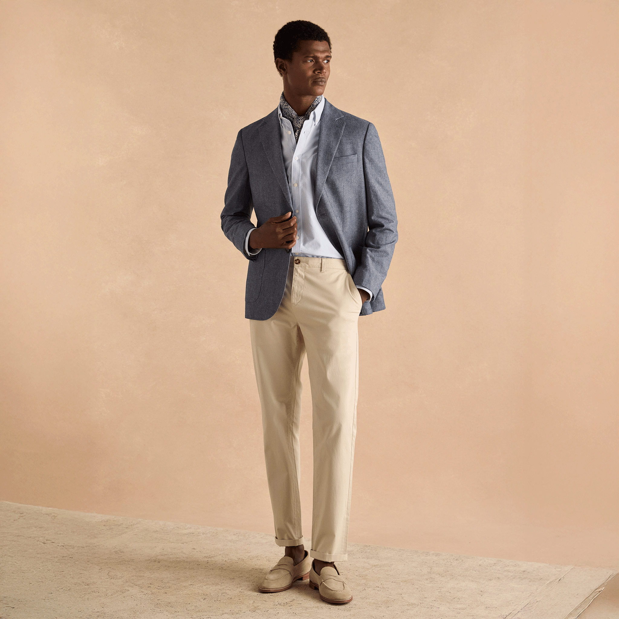 Joules Classic Fit Oxford Shirt in Blue