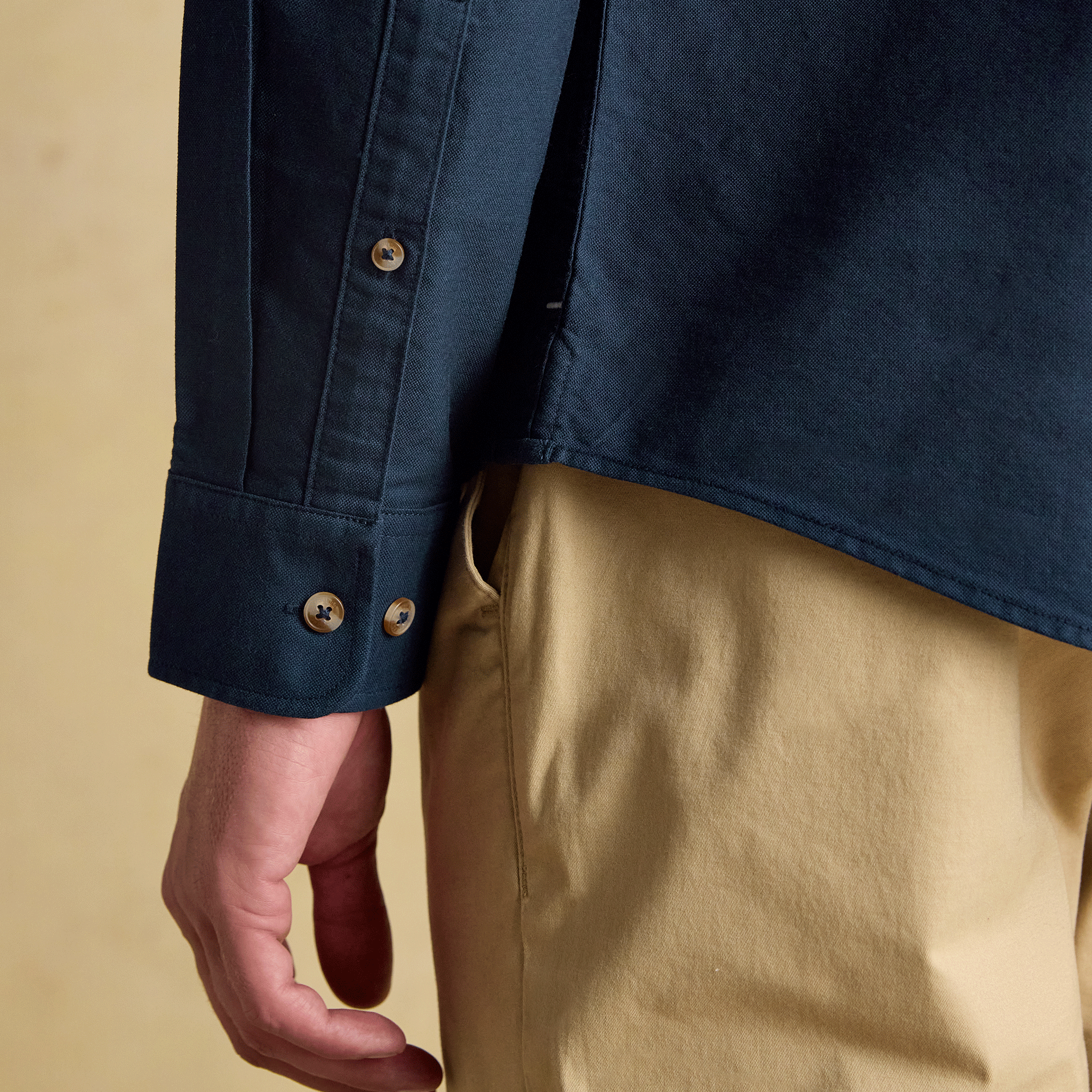 Joules Classic Fit Oxford Shirt in Navy