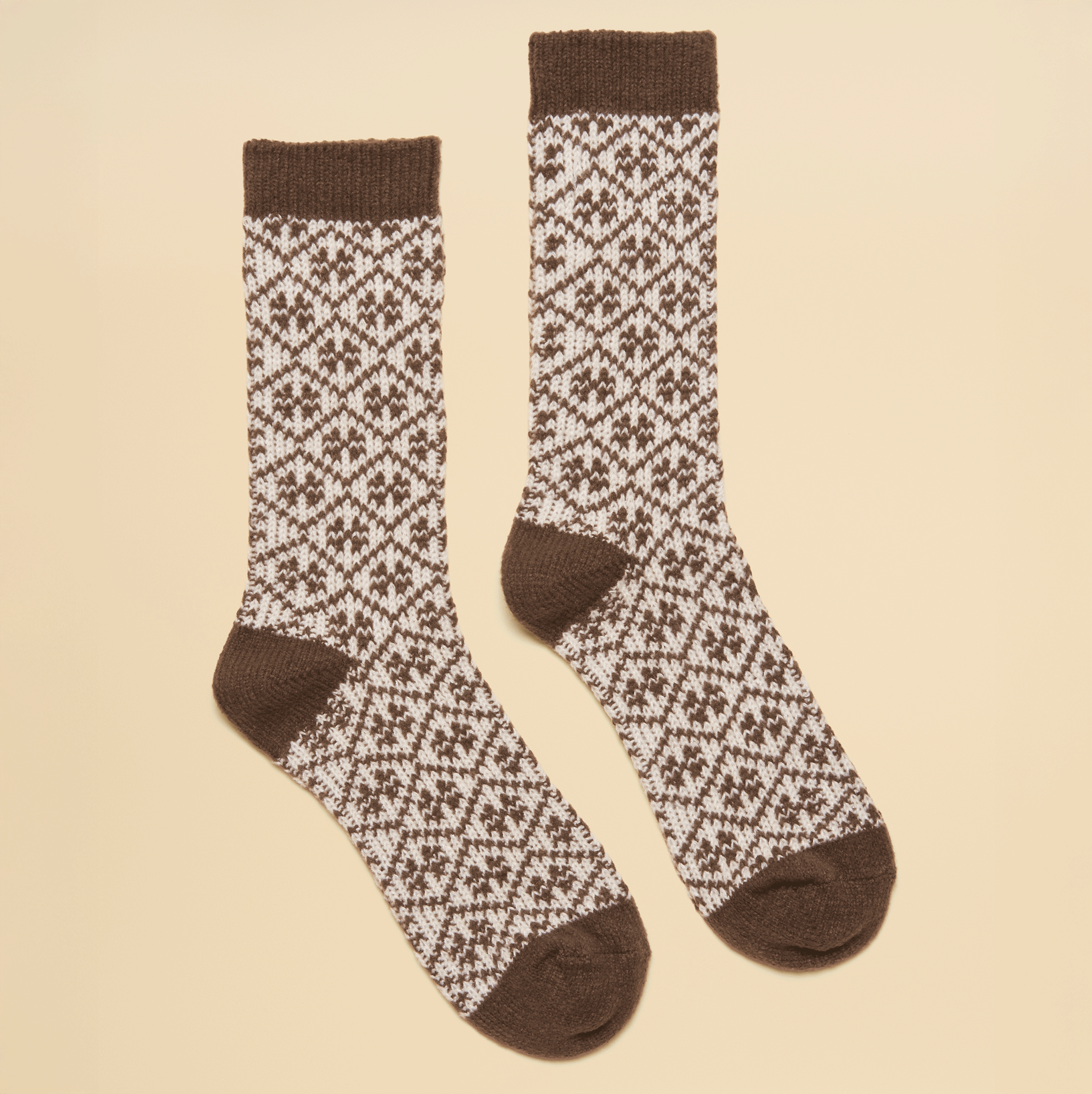 Joules Cosy Chocolate Brown Socks