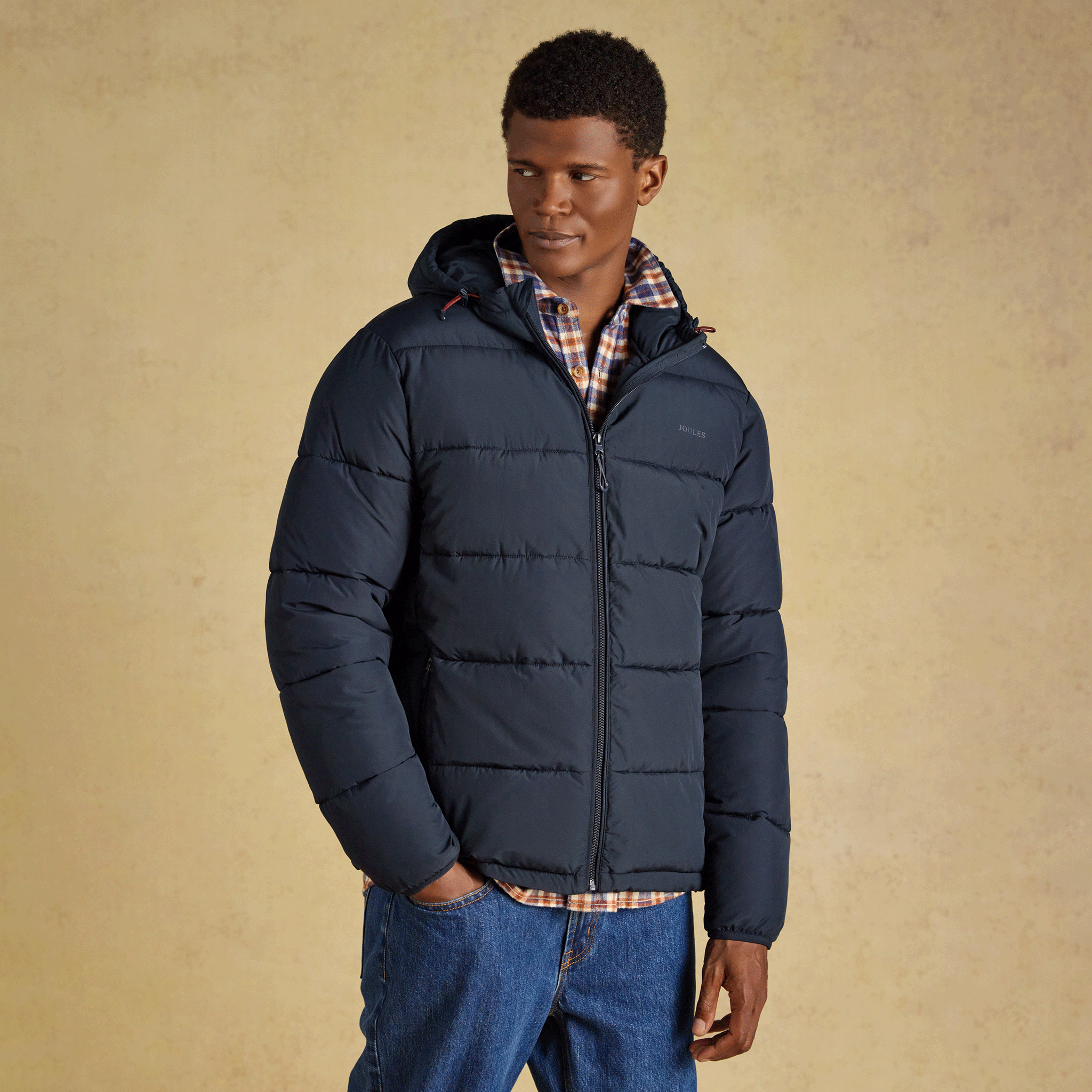 Joules Croft Men's Padded Coat Navy