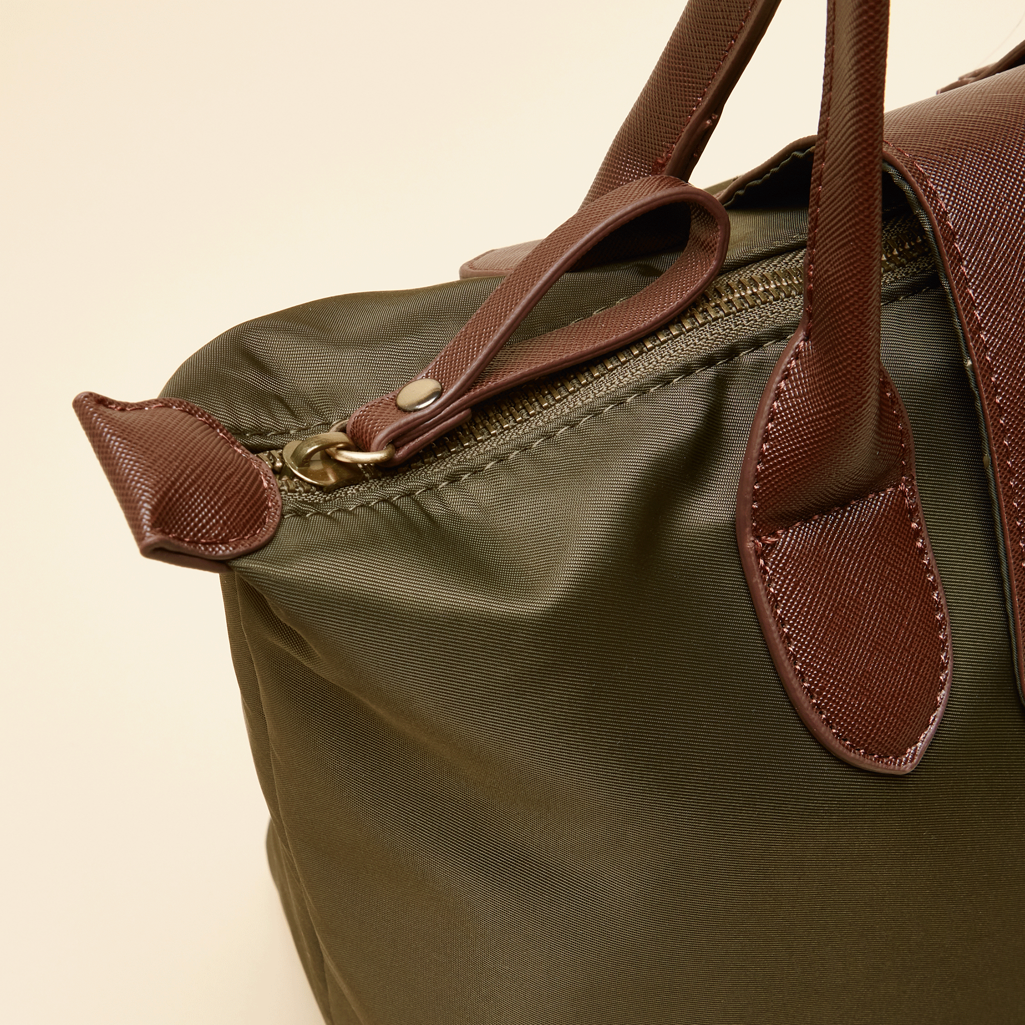 Joules Edie Shopper Bag Khaki Green
