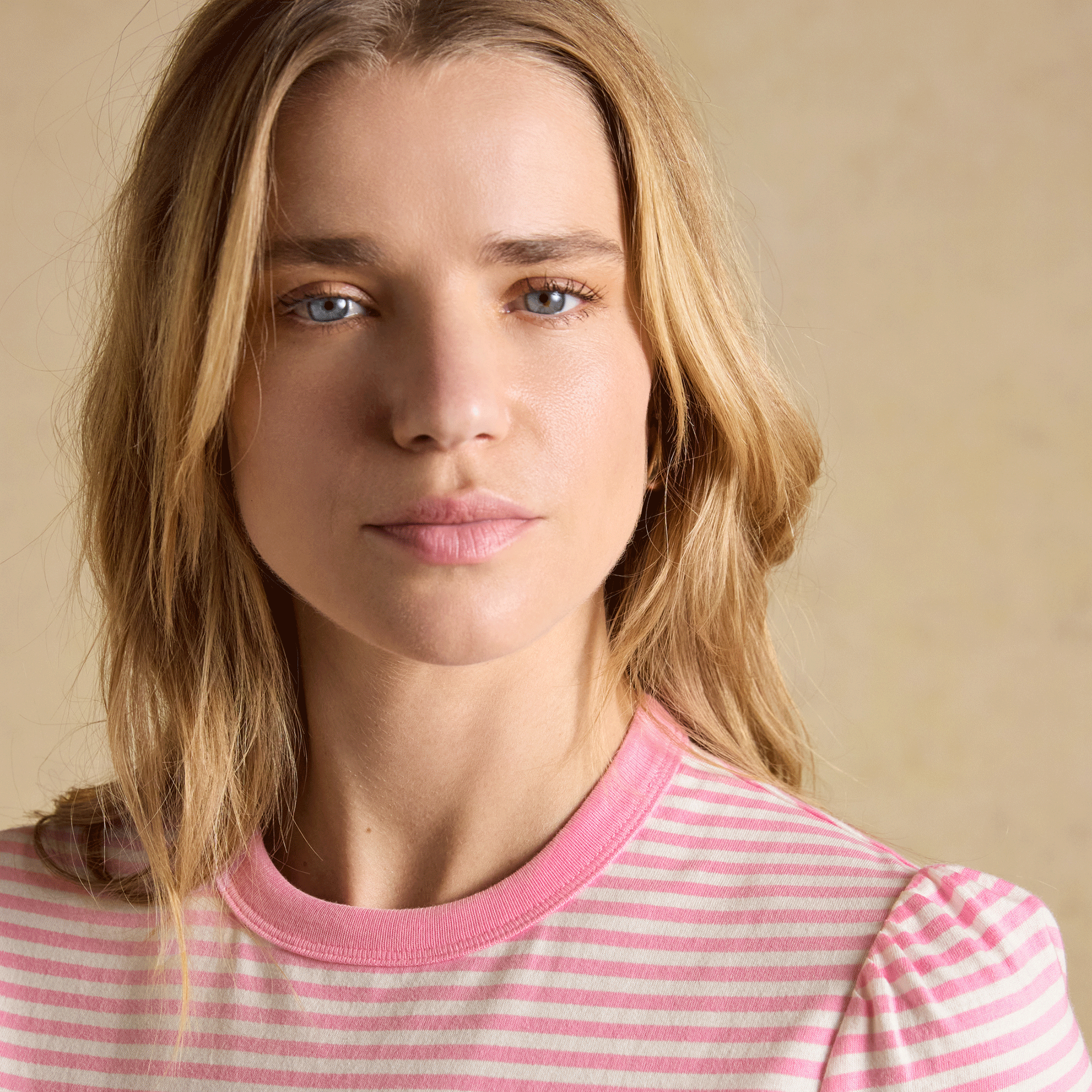 Joules Erin Striped Short Sleeve T-Shirt Pink Stripe