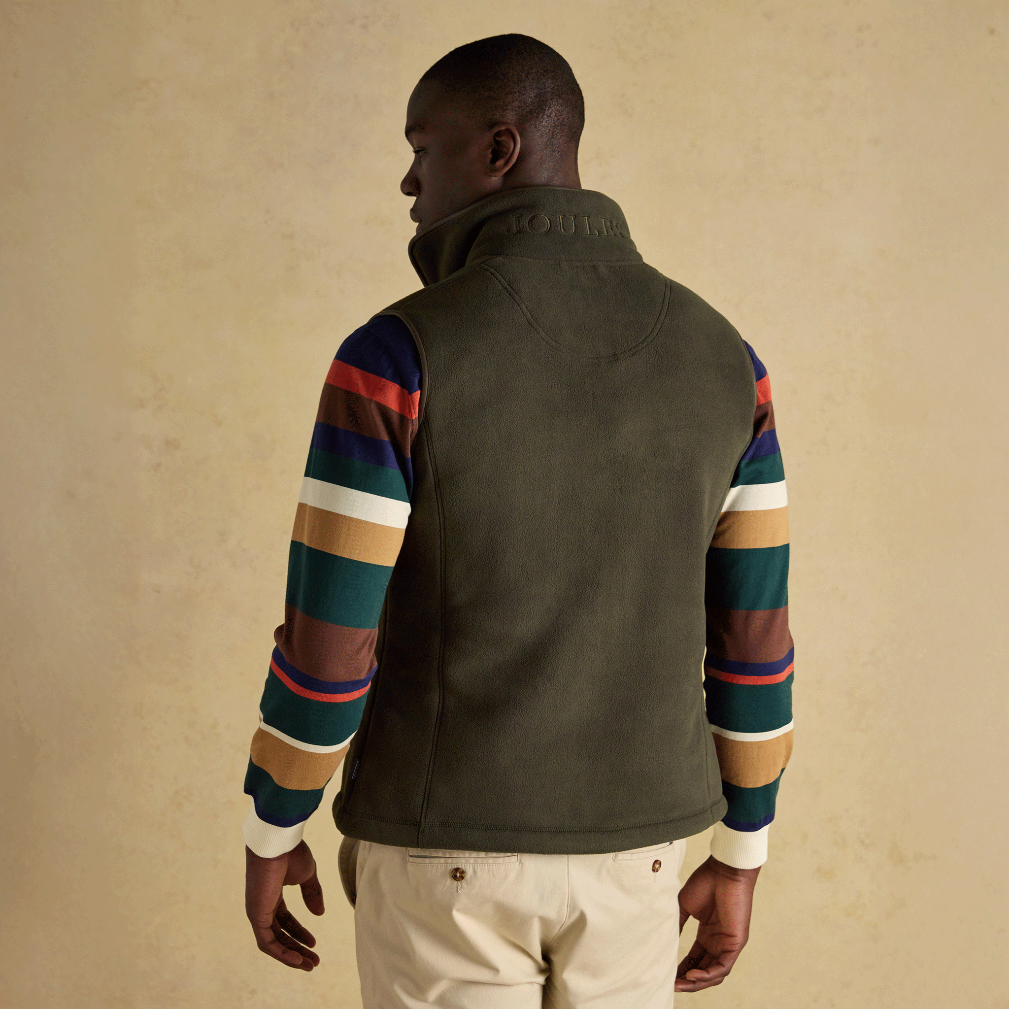 Joules Heritage Men's Fleece Gilet Green