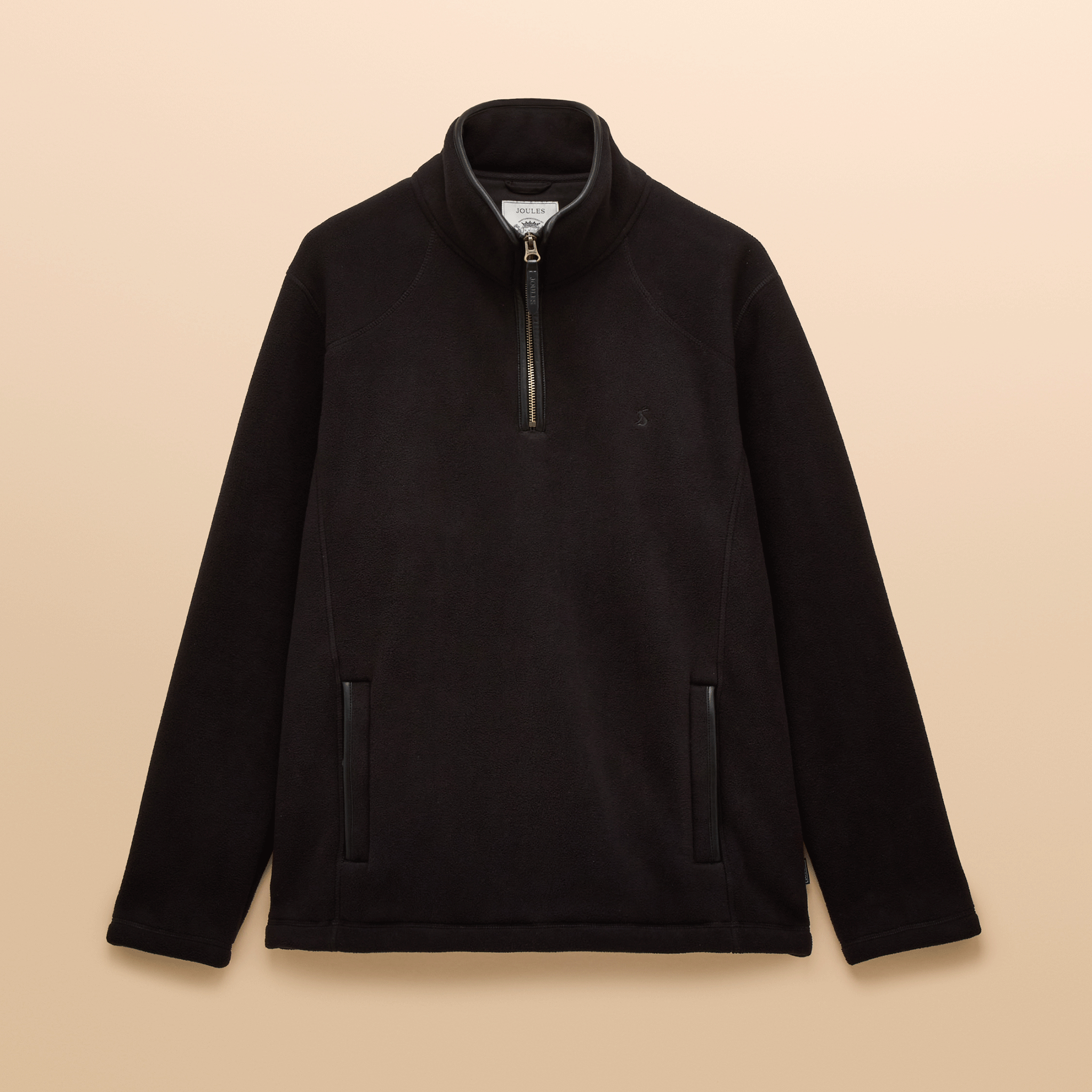 Joules Heritage Men's Quarter Zip Fleece Black