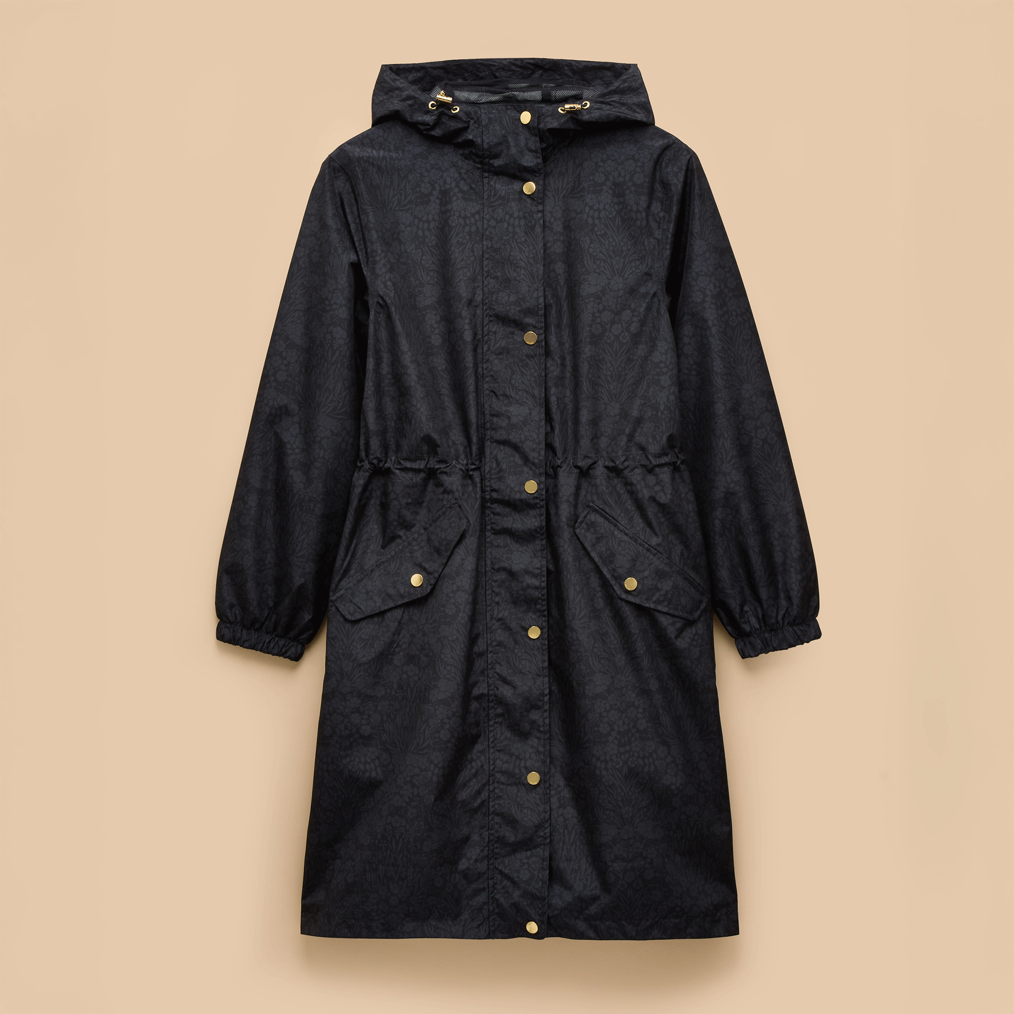 Joules Holkham Waterproof Packable Raincoat Navy